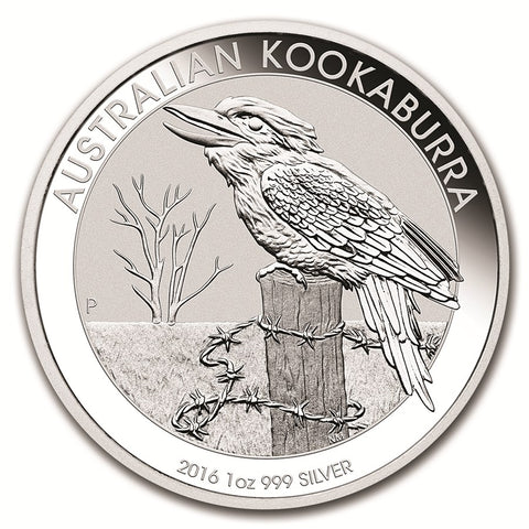 2016 1oz Australian Kookaburra Silver Coin