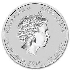 2016 1/2oz Australian Lunar Monkey Silver Coin