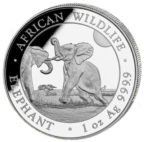 2024 1oz Somalia Elephant Silver Coin