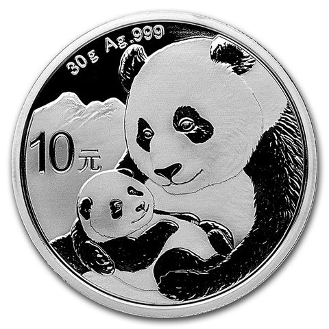 2019 30g Chinese Panda Silver Coin