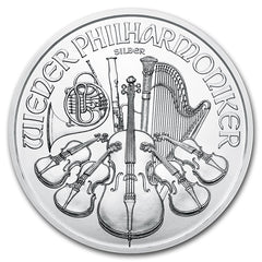 2019 1oz Austrian Philharmonic Silver Coin