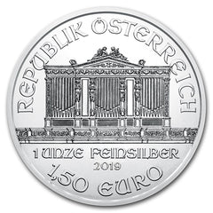2019 1oz Austrian Philharmonic Silver Coin